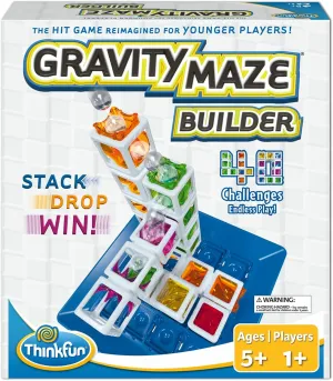 ThinkFun Gravity Maze Builder from Kids 5 & Up - Logic Marble-Run Brain Game for Problem Solving - Hands-On Maze Design - Durable Child-Safe Materials - Develop Spatial Reasoning & Critical Thinking
