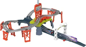 Thomas & Friends Diecast Toy Train Set Race for the Sodor Cup Track Playset with Thomas & Kana Engines for Pretend Play Kids Ages 3  Years