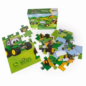 TOMY John Deere Kids Farm Floor Puzzle - Kids Puzzle with Large Durable Pieces - Toddler Learning Toys - Farm Toys and Kid Puzzles - 36 Piece - Ages 3 Years and Up