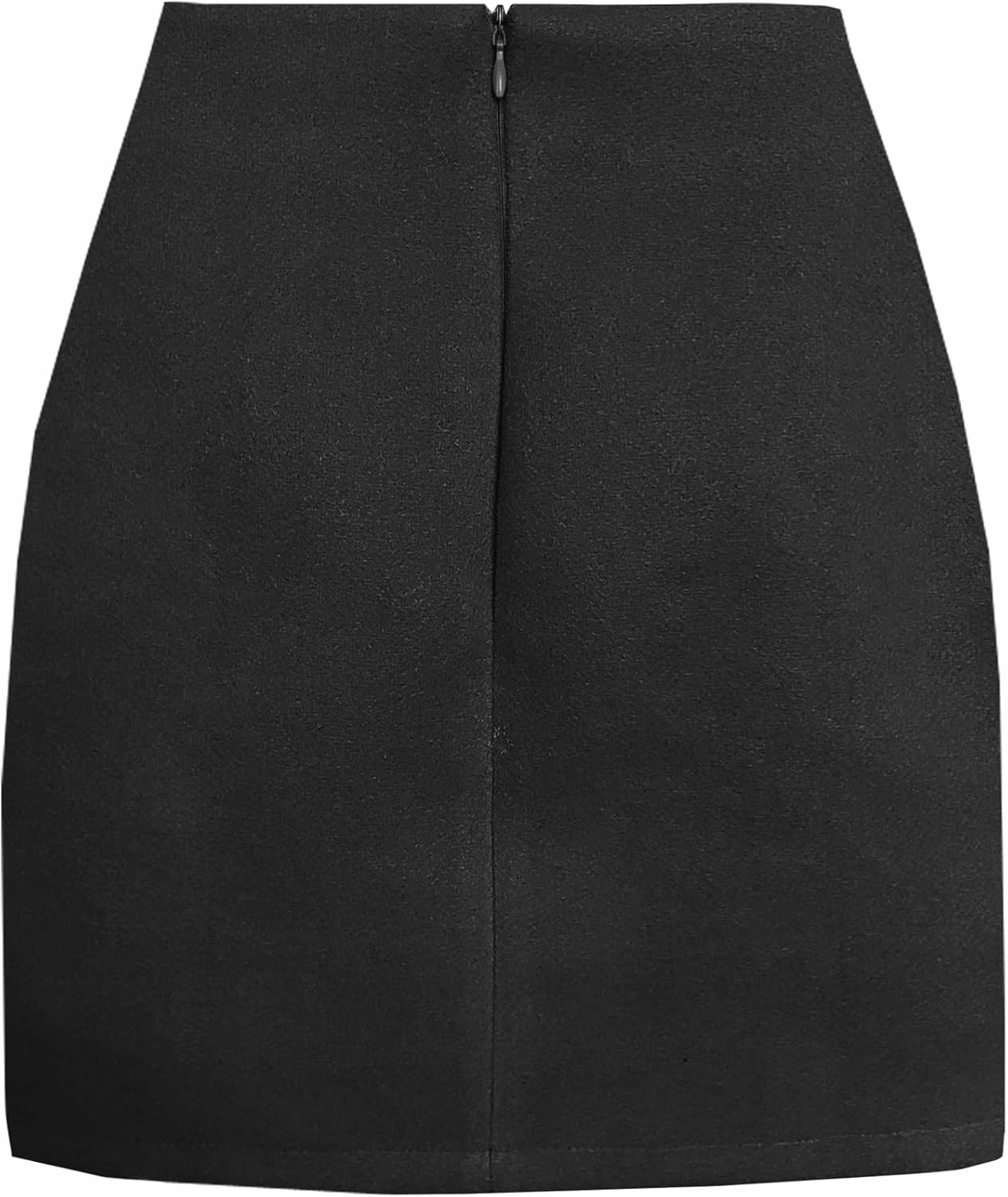 TONCHENGSD Women's High Waist Mini Skirt Wool Bodycon Pencil Mini Skirts