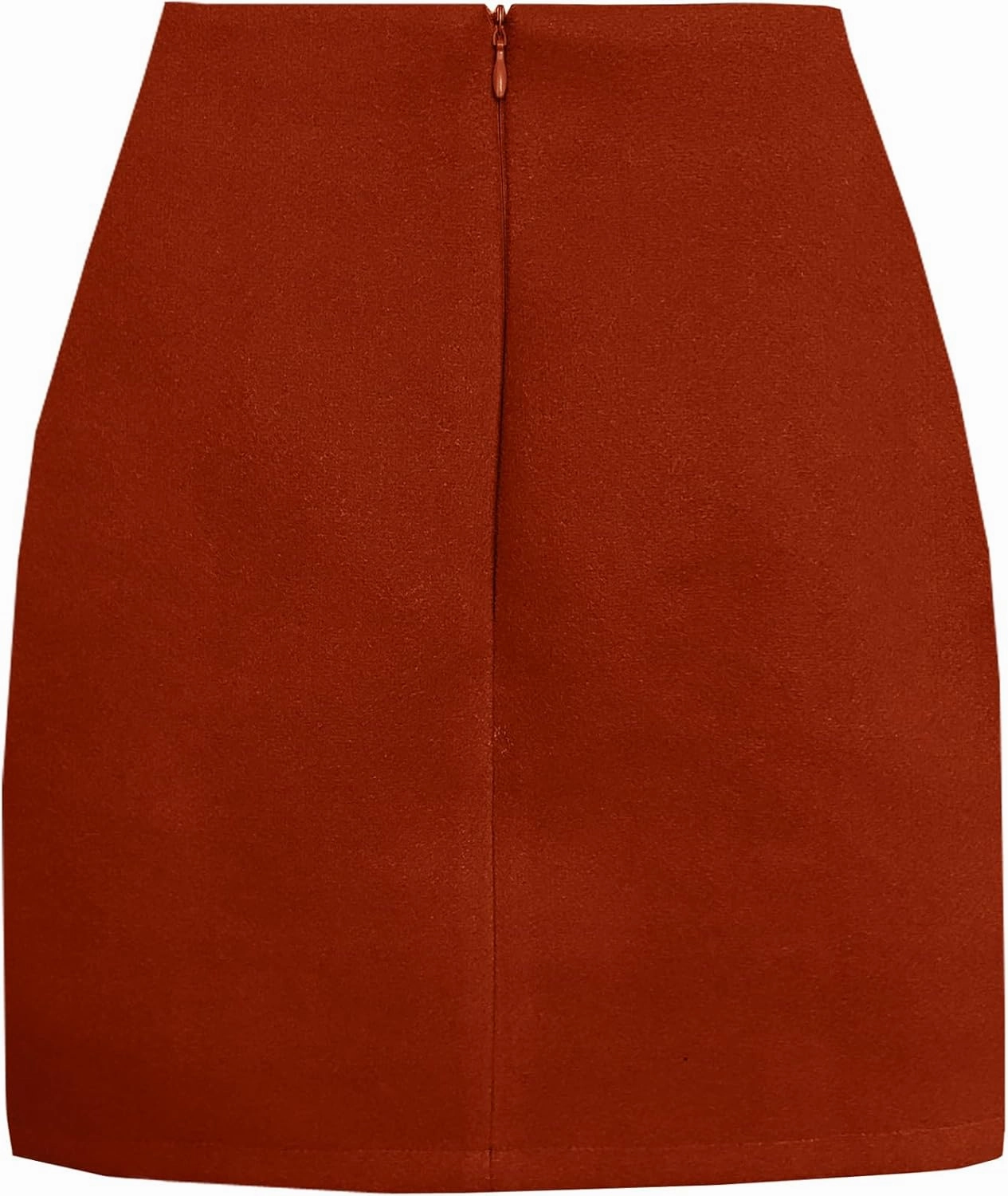 TONCHENGSD Women's High Waist Mini Skirt Wool Bodycon Pencil Mini Skirts