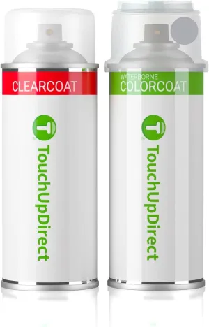 TouchUpDirect 922 Cirrus Silver Metallic Compatible with Mercedes-Benz Exact Match Touch Up Paint Aerosol - Essential Kit