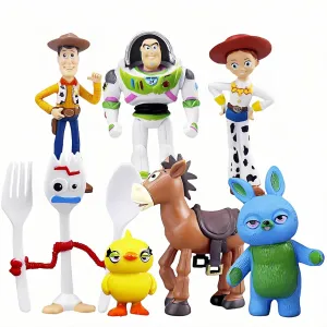 Toys Action Story Character Figures Set,1.5-2.38 Inch Action Figures, 7 Collectible Miniatures (7pcs)