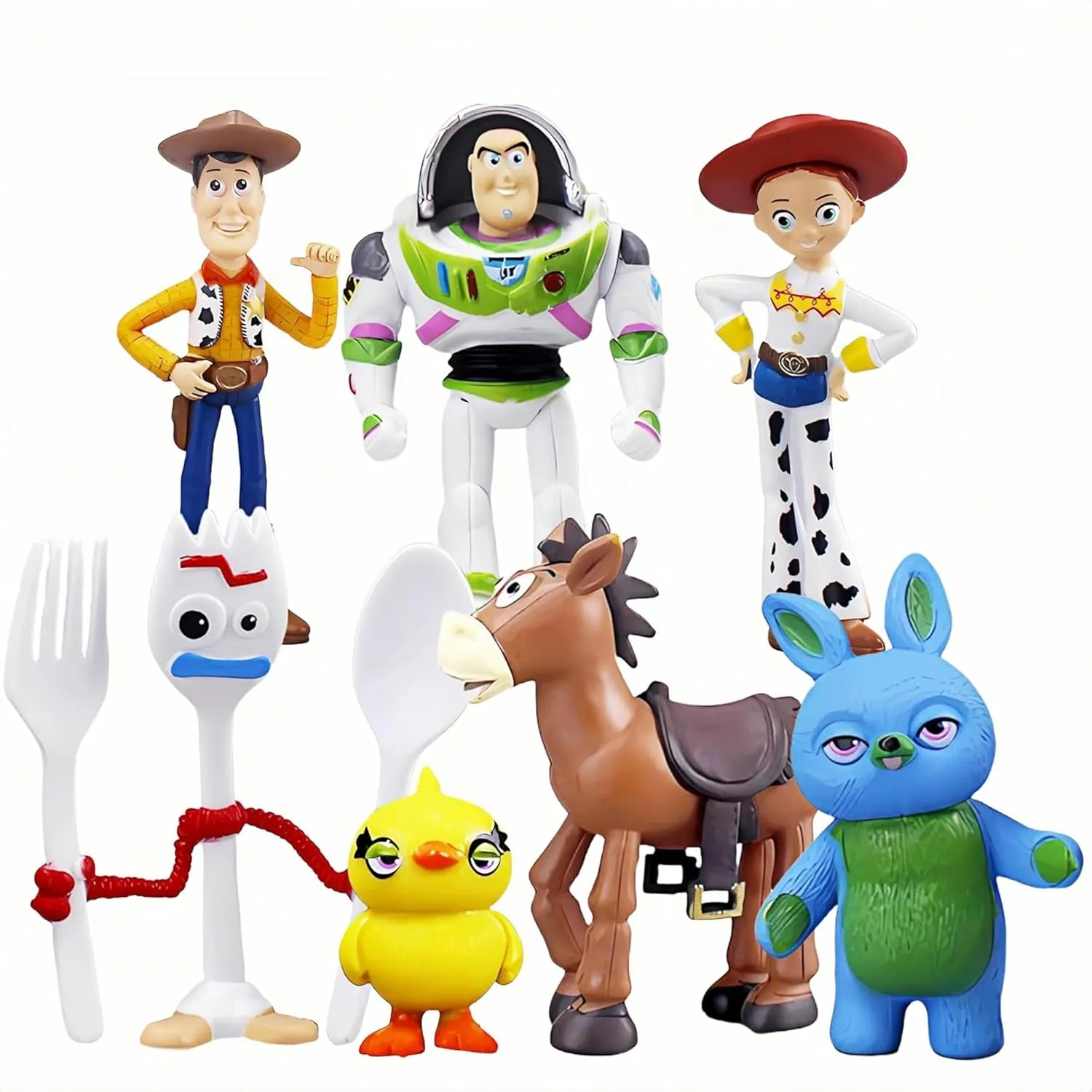 Toys Action Story Character Figures Set,1.5-2.38 Inch Action Figures, 7 Collectible Miniatures (7pcs)