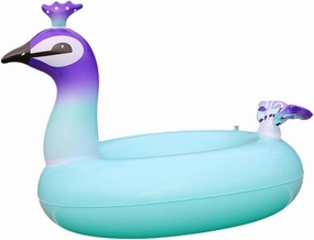 Toyvian Swimming Inflatable Ring 90cm Fun Shaped Swimming Ring Sturdy PVC for Summer Water Activities