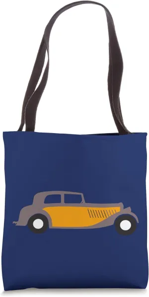 Traction Classic Car Sketch Father's Day Tote Bag