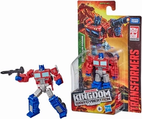 Transformers Toys Generations War for Cybertron: Kingdom Core Class WFC-K1 Optimus Prime Action Figure - Kids Ages 8 and Up, 3.5-inch