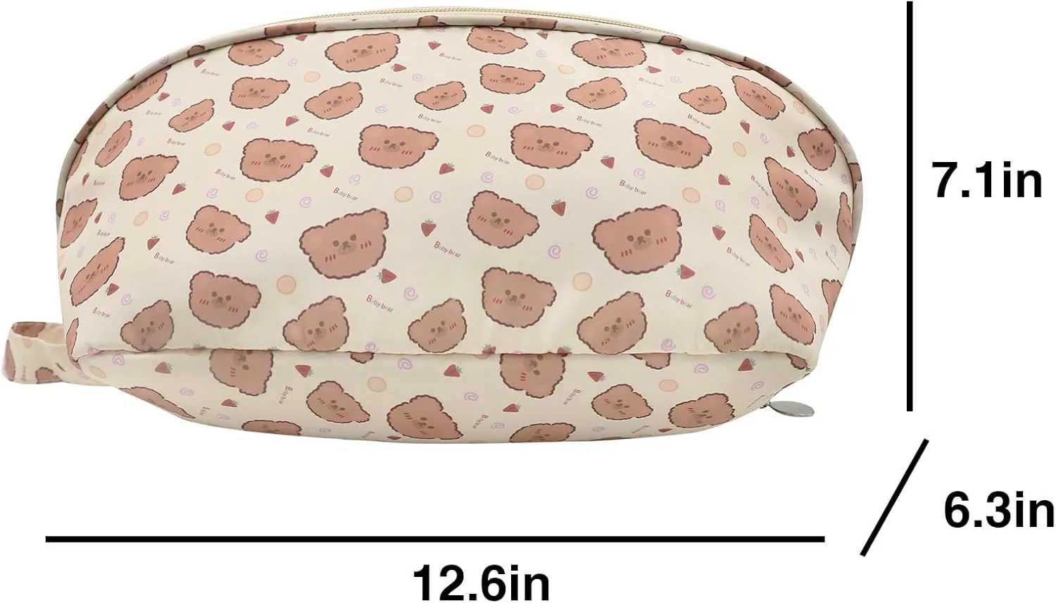 Travel Underwear Organizer Bag Multifunctional Travel Bra Underwear Storage Bag Portable Socks Lingerie Pouch,Bear