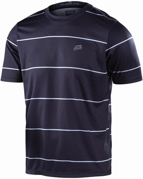 Troy Lee Designs Cycling MTB Bicycle Mountain Bike Jersey Shirt for Men, Flowline SS Revert (Black, Large)