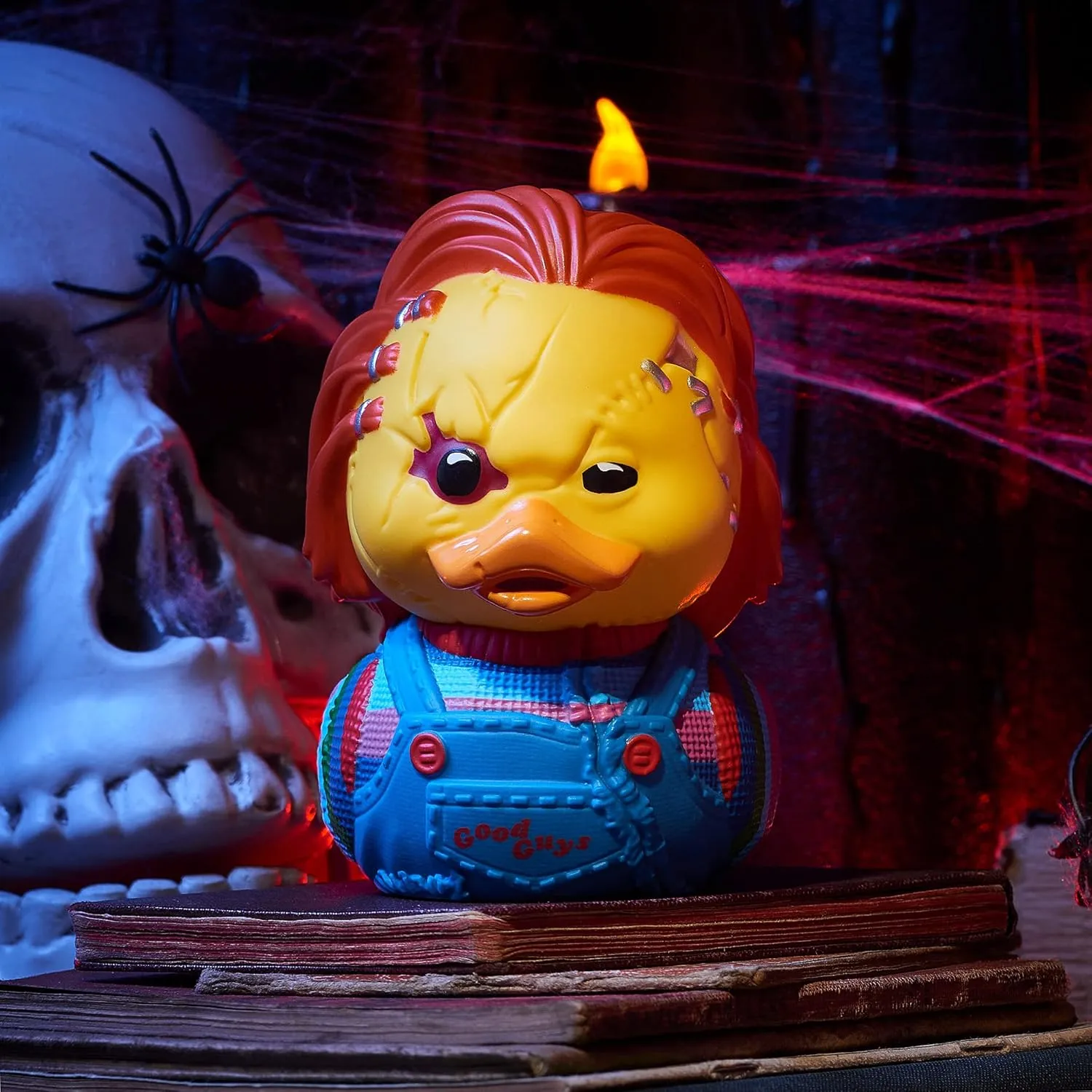 TUBBZ Boxed Edition Scarred Chucky Collectible Vinyl Rubber Duck Figure - Official Chucky Merchandise - TV, Movies & Video Games