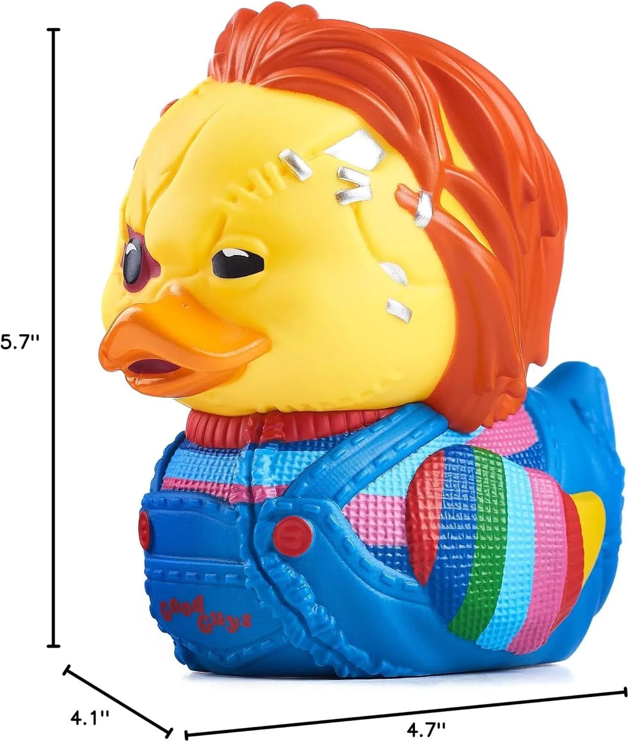 TUBBZ Boxed Edition Scarred Chucky Collectible Vinyl Rubber Duck Figure - Official Chucky Merchandise - TV, Movies & Video Games