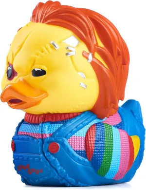 TUBBZ Boxed Edition Scarred Chucky Collectible Vinyl Rubber Duck Figure - Official Chucky Merchandise - TV, Movies & Video Games