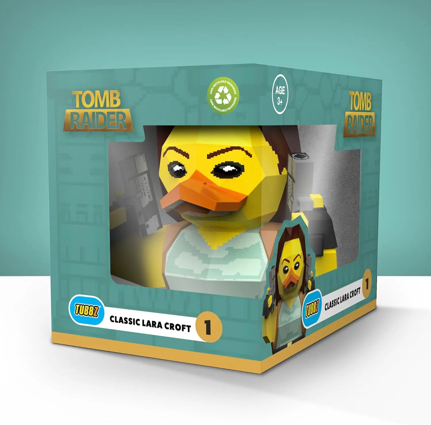 TUBBZ Boxed Edition: Tomb Raider - Lara Croft Cosplaying Rubber Duck Vinyl Figure