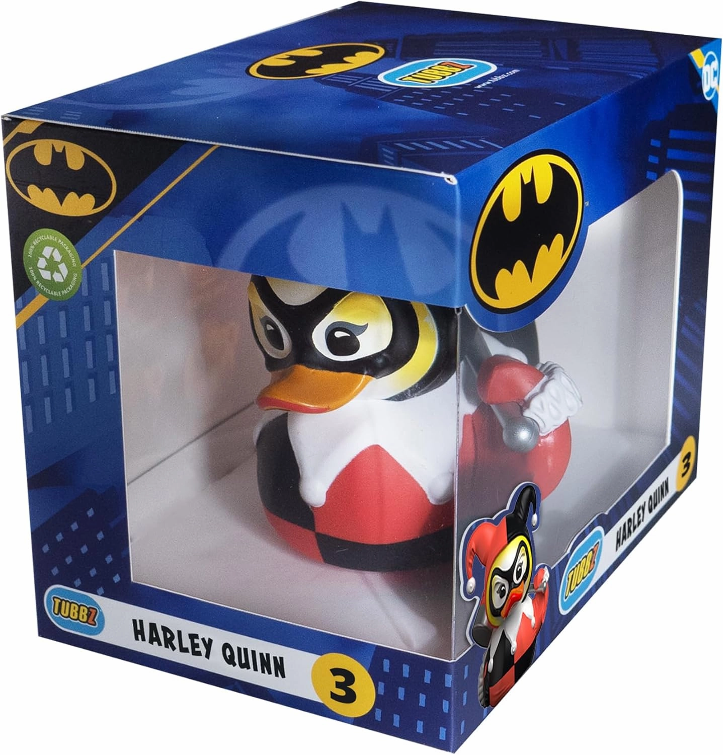 TUBBZ Boxed Edition: DC Comics - Harley Quinn Cosplaying Rubber Duck Vinyl Figure