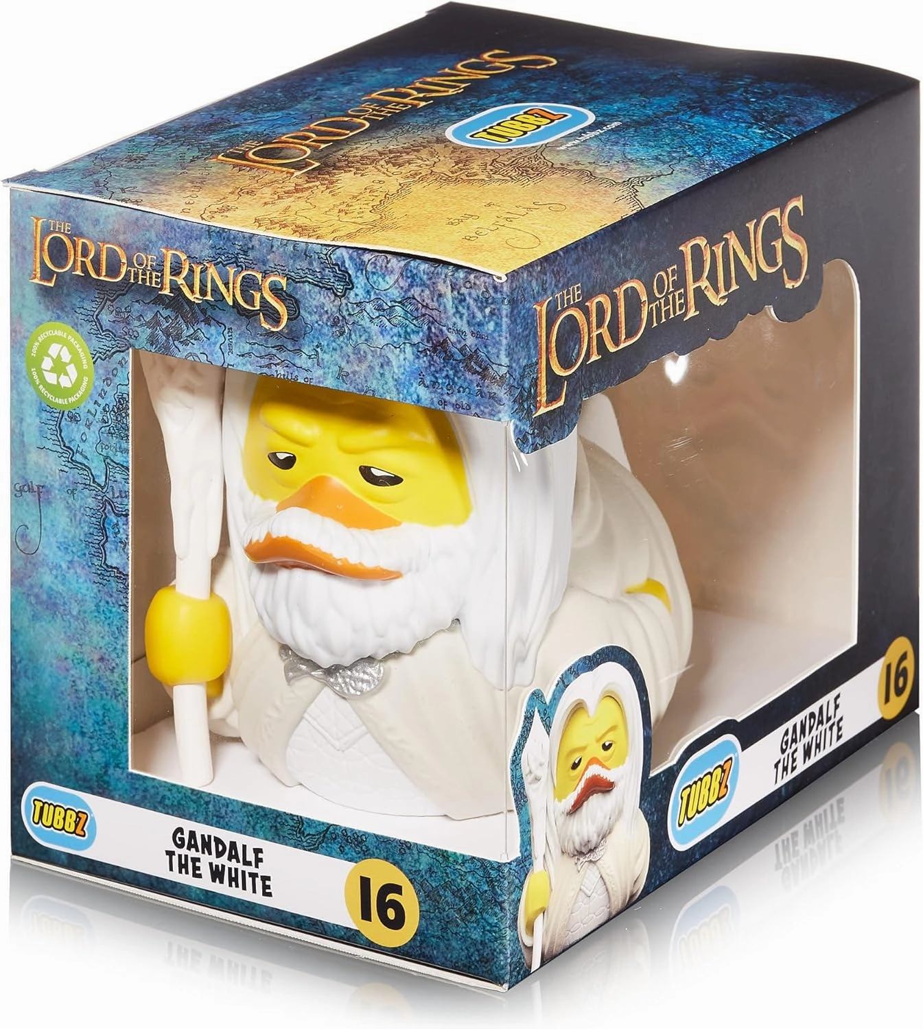 TUBBZ Boxed Edition: Lord of The Rings - Gandalf The White Cosplaying Rubber Duck Vinyl Figure