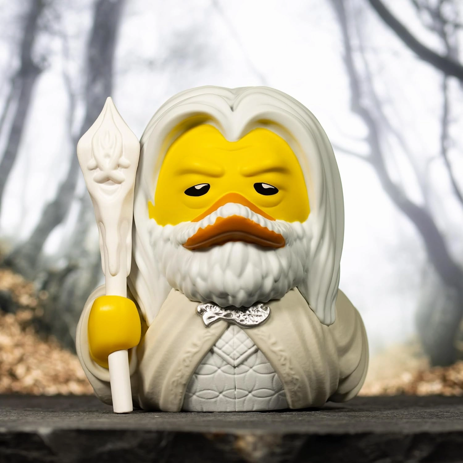 TUBBZ Boxed Edition: Lord of The Rings - Gandalf The White Cosplaying Rubber Duck Vinyl Figure
