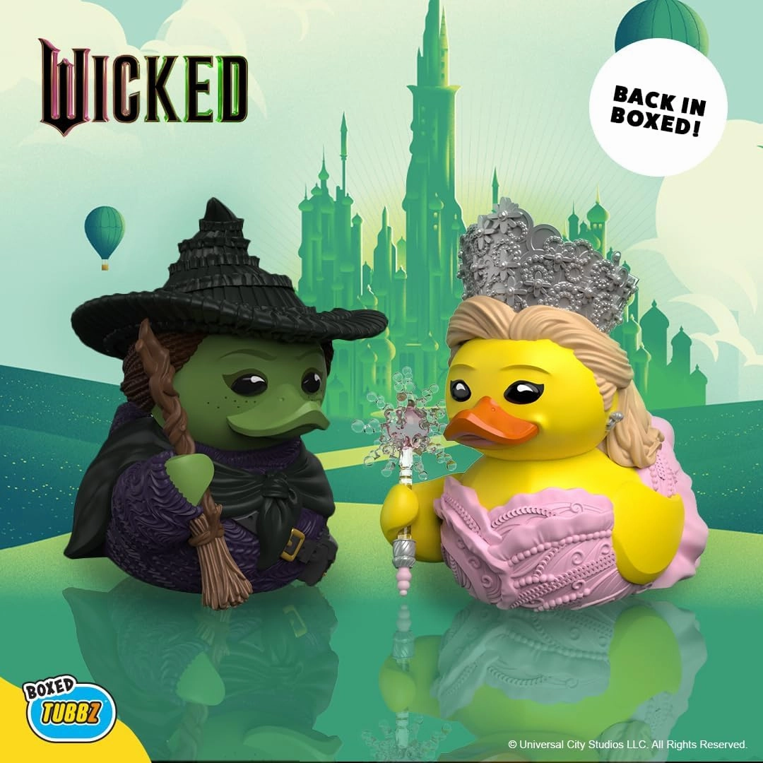 TUBBZ Boxed: Wicked - Glinda Upland Cosplaying Rubber Duck Vinyl Figure
