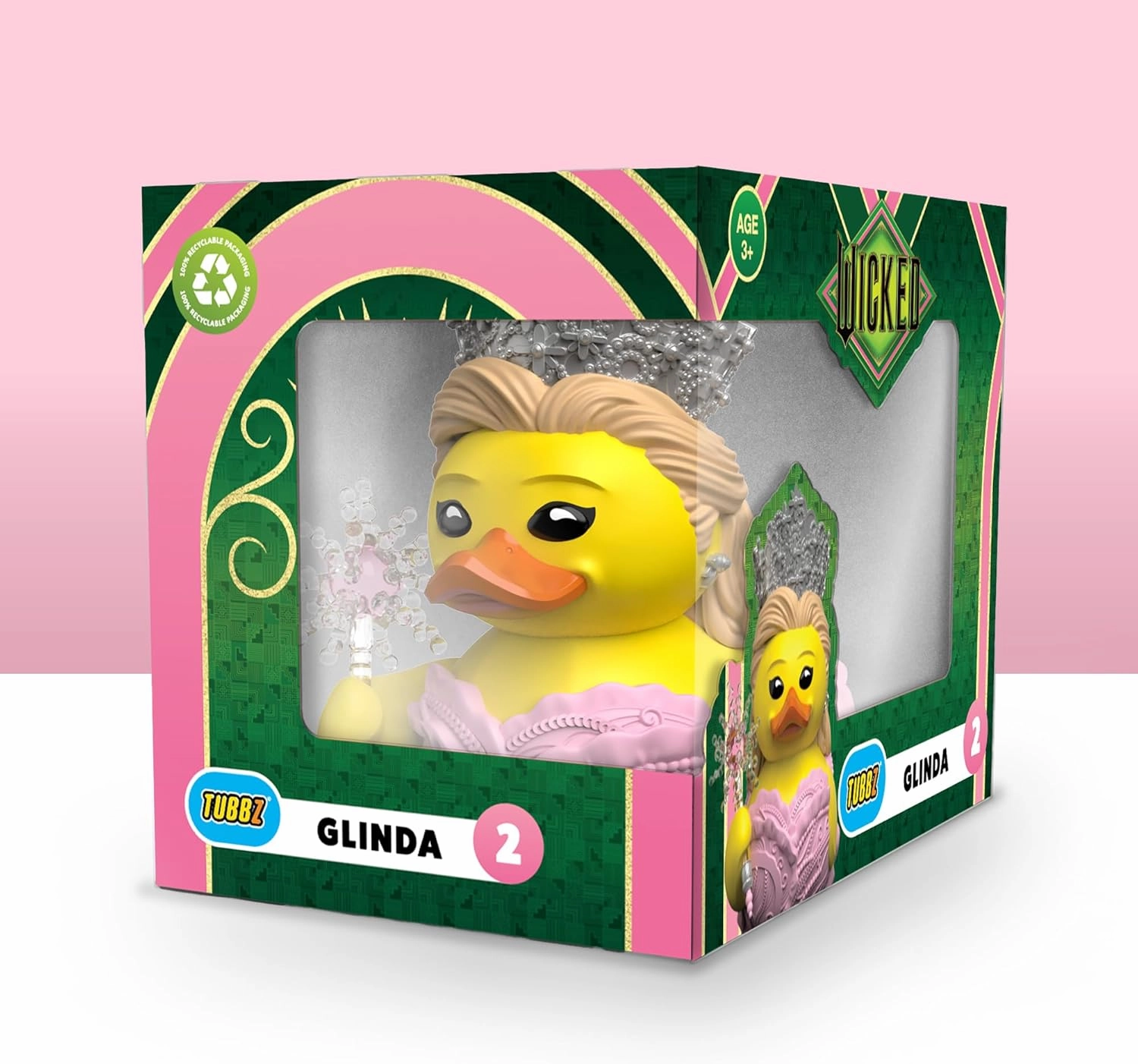 TUBBZ Boxed: Wicked - Glinda Upland Cosplaying Rubber Duck Vinyl Figure