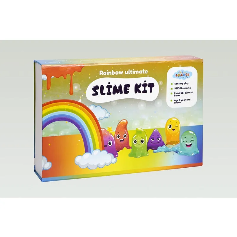 Ultimate DIY Slime Making Kit (Rainbow - Make 25  Slime)