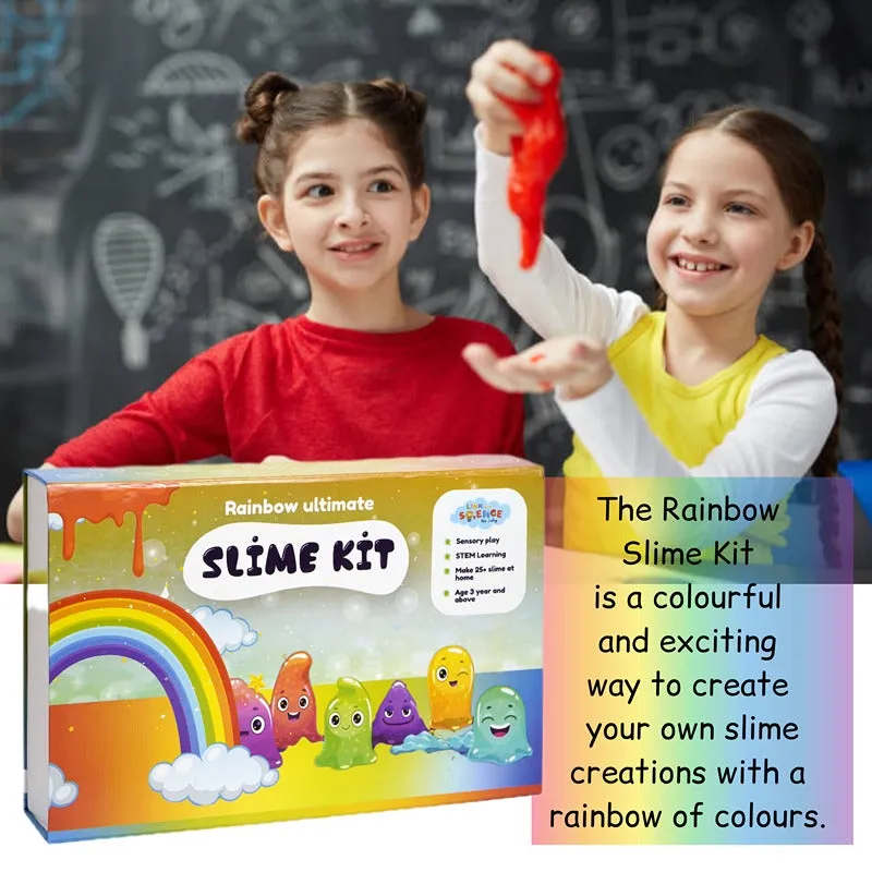 Ultimate DIY Slime Making Kit (Rainbow - Make 25  Slime)