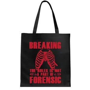 Unconventional Approach Embrace Your Inner with Forensic Science and Investigation Navy Black Multicolor Canvas Tote Bag
