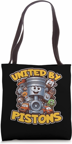 United by Pistons Tote Bag