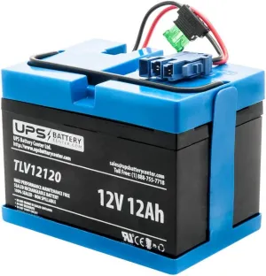 UPSBatteryCenter Compatible 12V Battery Replaces Peg Perego 12V John Deere Ground Force Tractor & Trailer