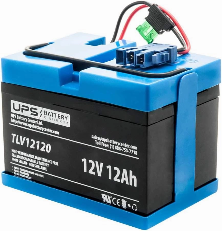 UPSBatteryCenter Compatible 12 Volt Battery for Peg Perego John Deere Gator XUV 550 Midnight Black - Model: IGOD0093 (Replaces Battery Part # IAKB0501)