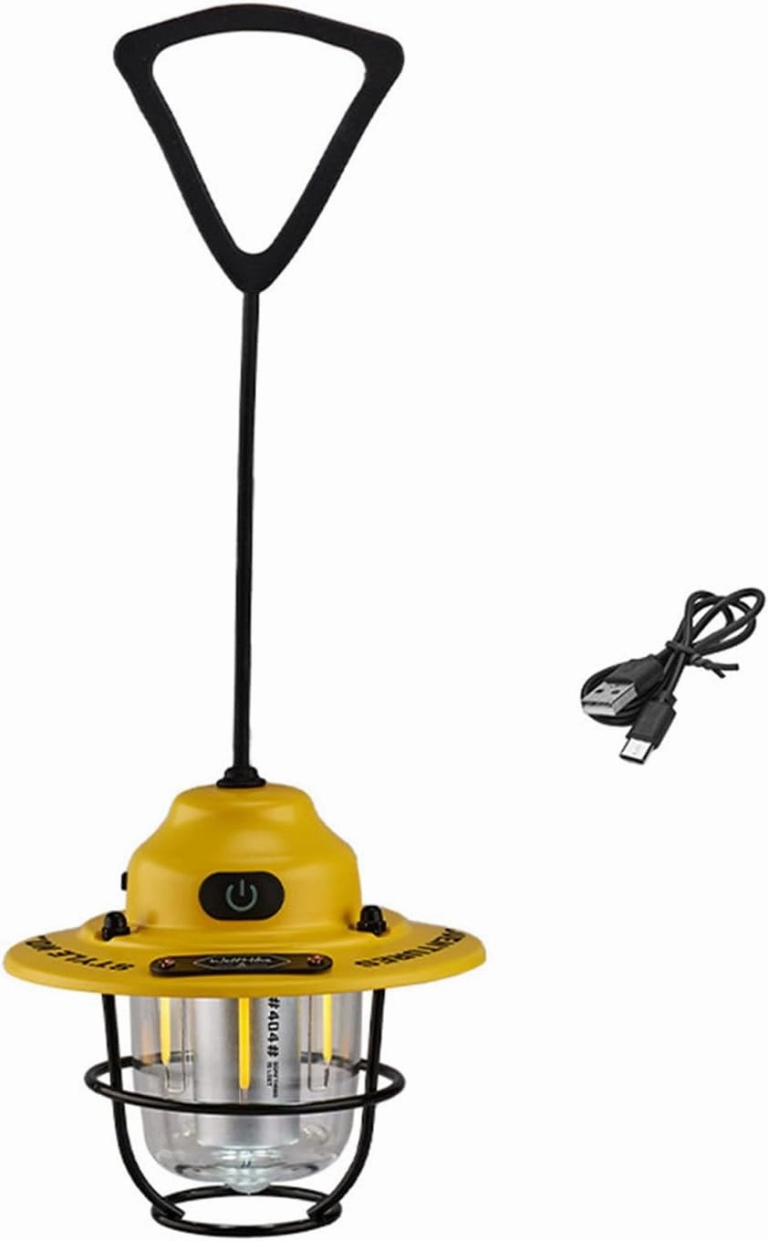 USB Rechargeable Tent Light IPX4 Waterproofs Camping Accessories Portable for Hiking Backpacking Fishing