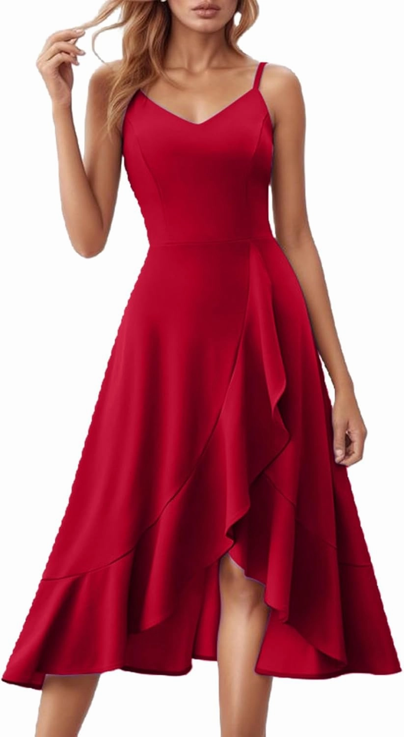 Vacation Dresses for Women 2025 Tank Dress Basic Sleeveless V Neck Long Maxi Dresses Party Club Flowy Sundresses