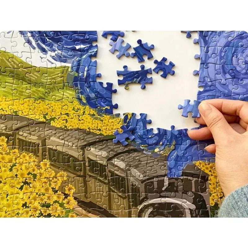 Van Gogh 'Life in a Colorful Comic Series' Jigsaw Puzzle