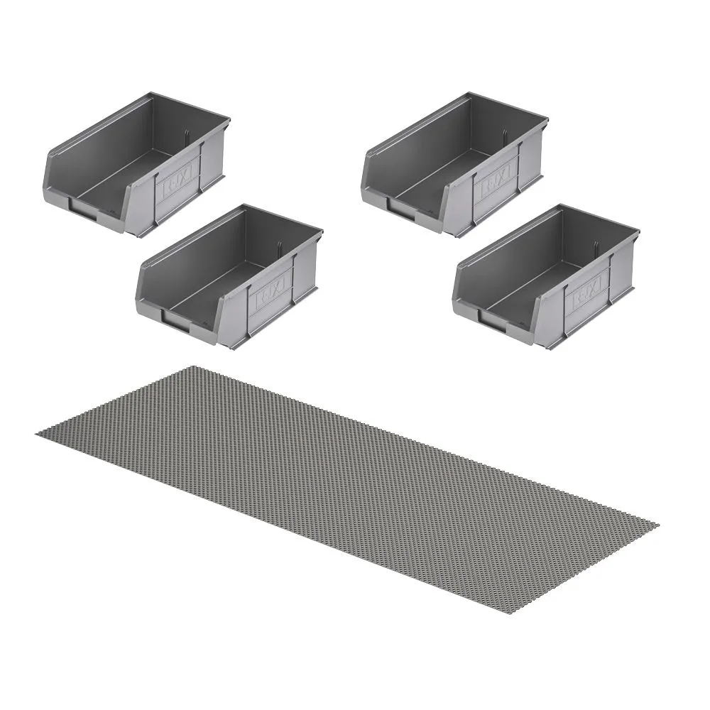 Van Guard TVR-COM-015 Storage Bins & Matting 9.1Ltr 4 Pack