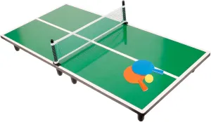 VANZACK 1 Set Mini Portable Table Tennis Pong Set for Boys and Girls Soft Play Equipment Easy to Store and Play