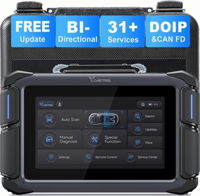 VDIAGTOOL Bidirectional Scan Tool VD70 Lite, OBD2 Scanner Diagnostic Tool with 31  Resets, 2025 Scanner for Car, Full System Scan, CAN FD & DoIP