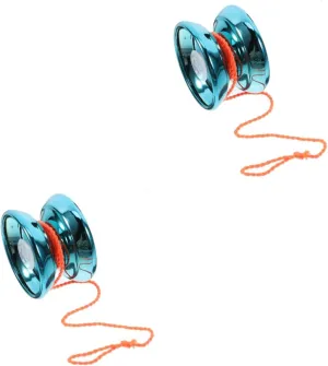 VICASKY 2 Sets Funny Yo-yos for Boys and Girls Beginner Yoyo Balls Metal Yo-yo Balls Yo-yo Toys for Boys and Girls Plaything Hand-Eye Coordinati