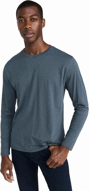 Vince Men's Mini Stripe Crew Tee