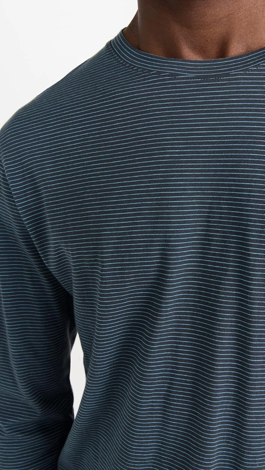 Vince Men's Mini Stripe Crew Tee