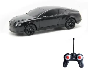 Vinie Remote Control Jeep for Boys, RC Cars Bentley GT Supersport, 1:24 Scale Officially Licensed Kids Toys, Drift Car with Cool Led Lights, 4 5 6 7 8 9 10 11 12 Year Old Boy Birthday Gift (Black)