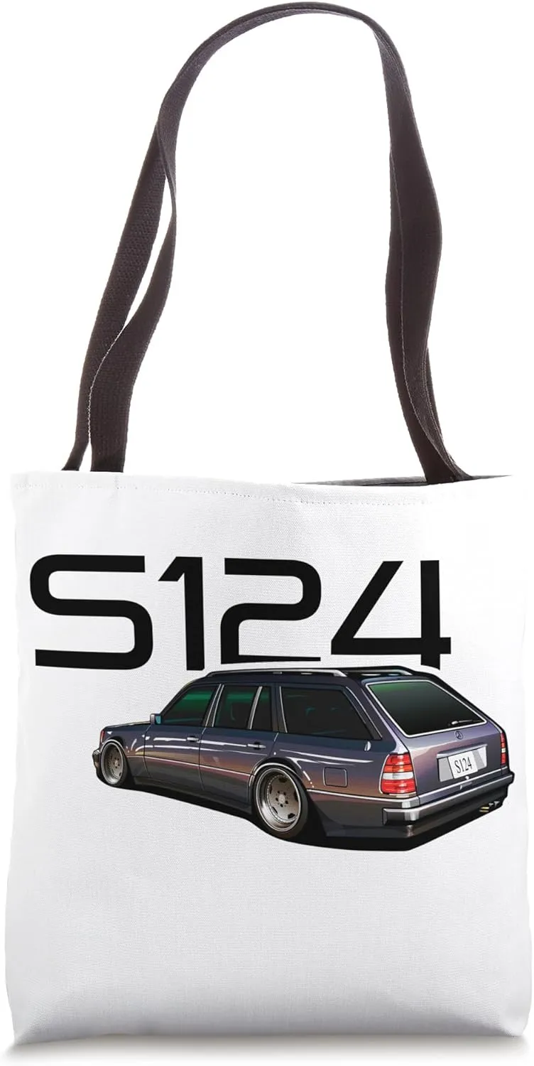 Vintage Station Wagon Classic Car Slammed estate stance Tote Bag