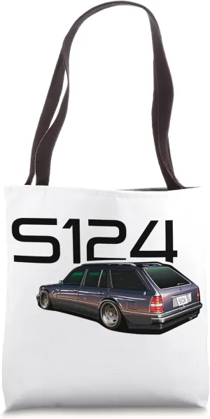Vintage Station Wagon Classic Car Slammed estate stance Tote Bag