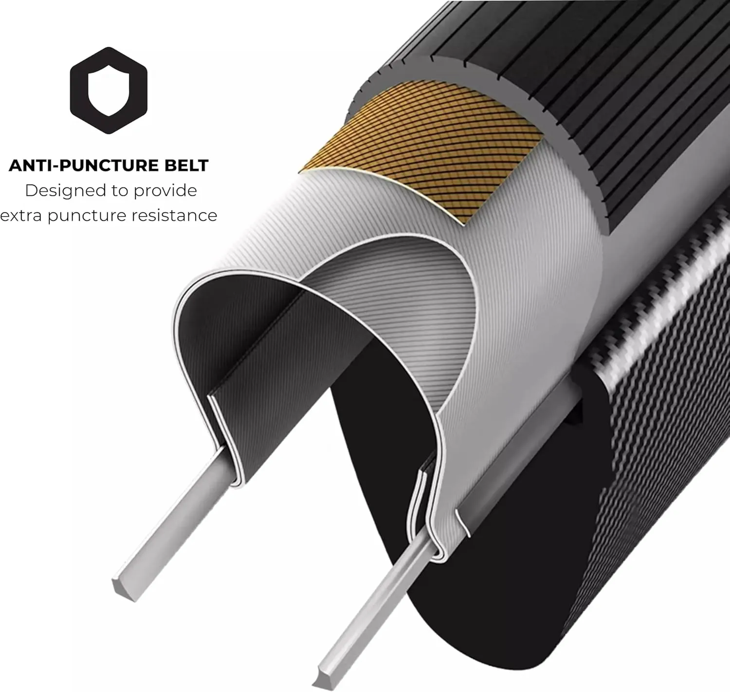 Vittoria Corsa Pro Graphene 2.0 - Performance Road Bike Tire - Foldable TLR Bicycle Tire - Black