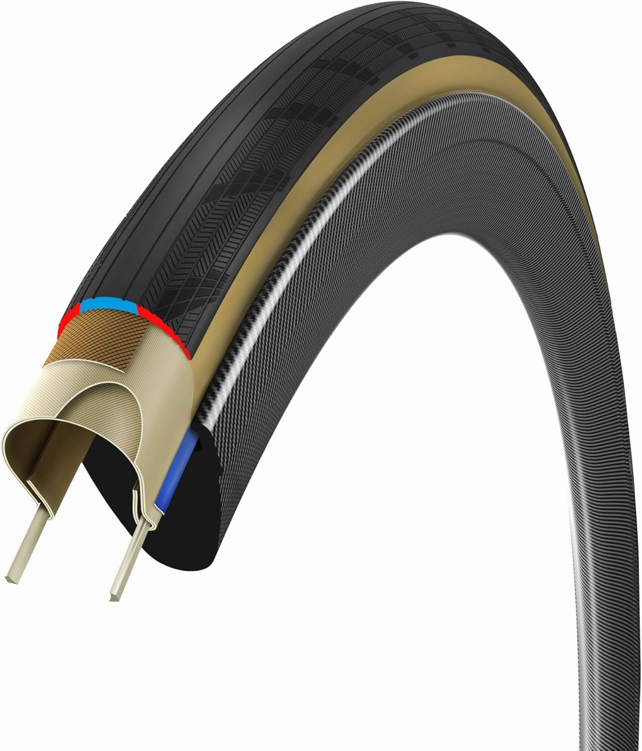 Vittoria Corsa Pro Control Graphene 2.0 - Performance Road Bike Tire - Foldable TLR Bicycle Tire - Black
