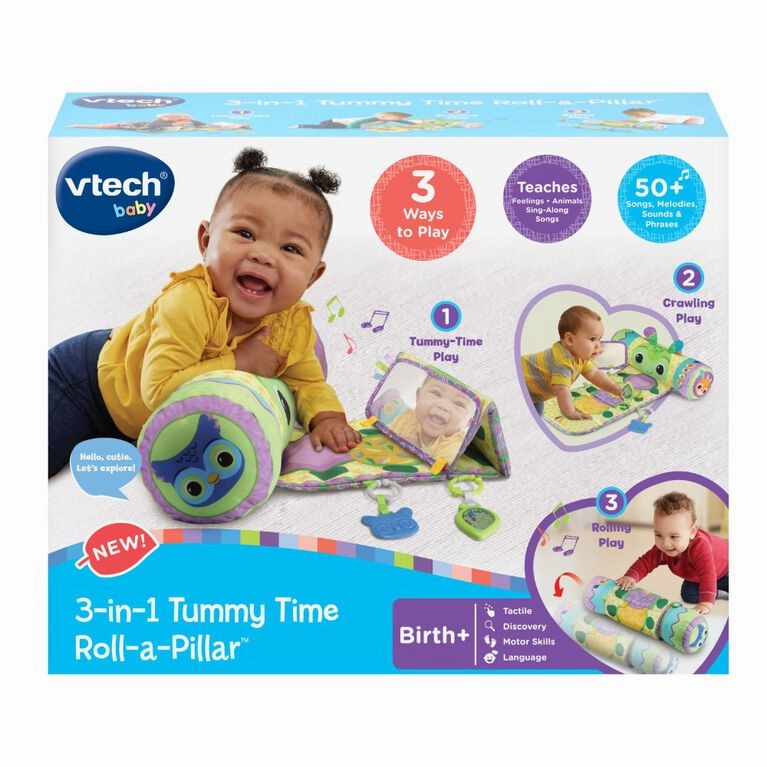 Vtech 3-in-1 Tummy Time Roll-a- Pillar