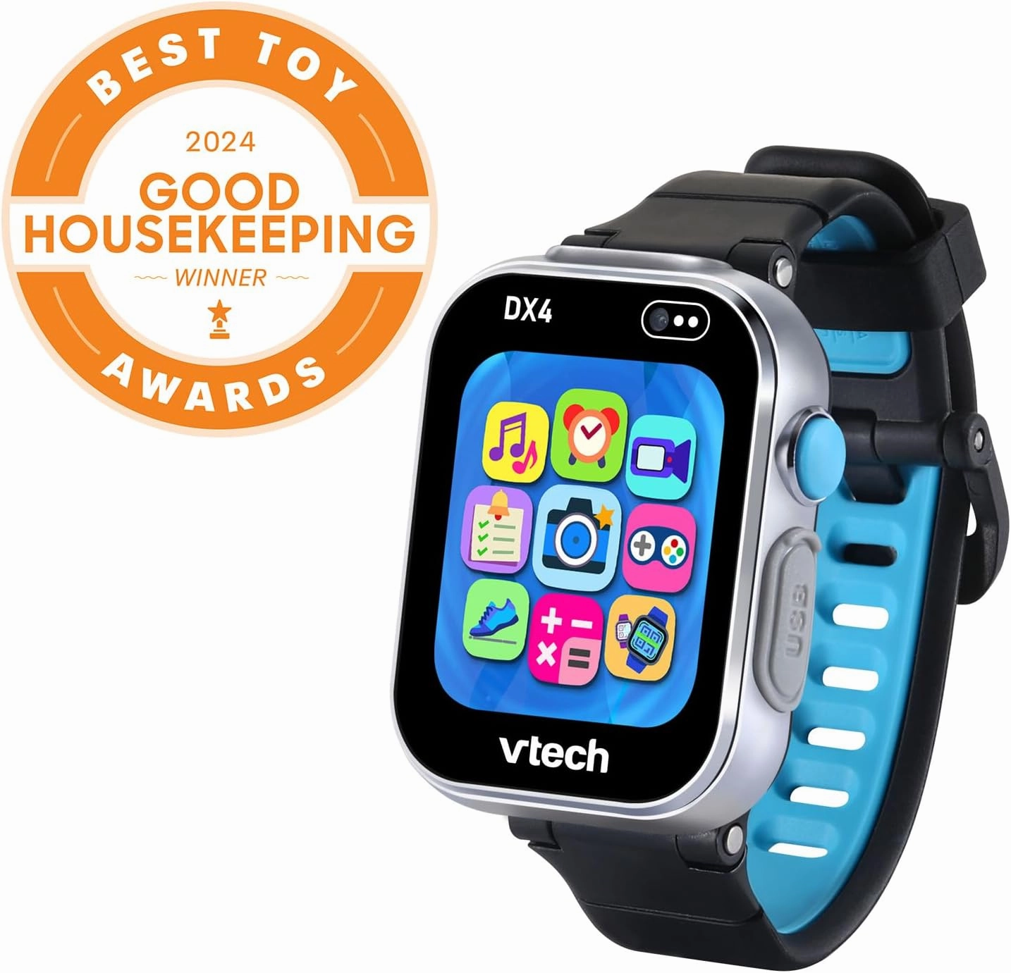 VTech KidiZoom Smartwatch DX4, Black