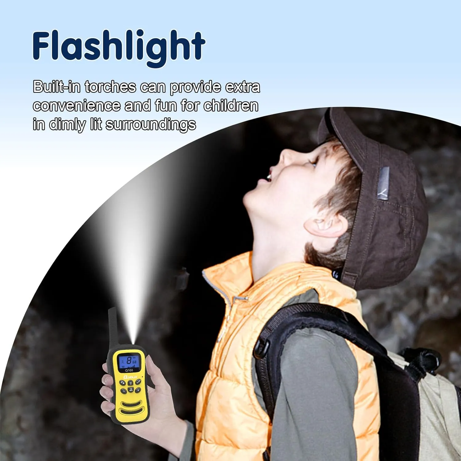 Walkie Talkies for Kids, Toys for Age 5-13 Girls LED Flashlight, VOX, Rechargeable, Easy to Use Kids Walkie Talkies, Christmas Birthday Gifts Indoor and Outdoor Toys (1Red1Purple)