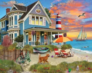 White Mountain Puzzles Beach Sunset, 1000 Piece Jigsaw Puzzle
