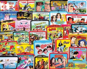White Mountain TV Lunch Boxes - 1000 Piece Jigsaw Puzzle