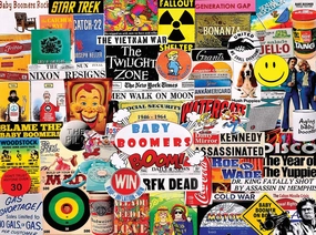 White Mountain Puzzles Baby Boomers - 1000 Piece Jigsaw Puzzle
