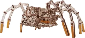 Wood Trick Mechanical Spider 3D Wooden Puzzle - Runs up to 7 feet - Wooden Model Kit for Adults and Kids to Build