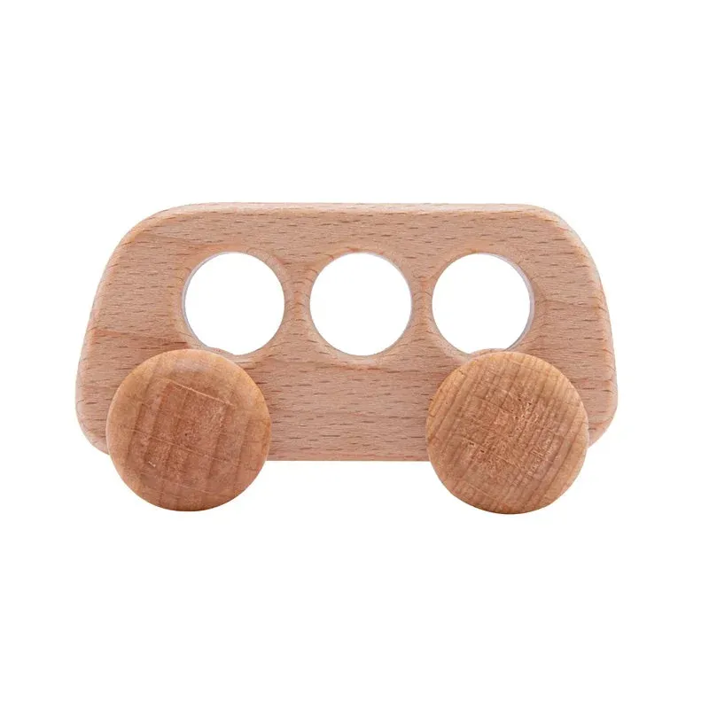 Wooden Dinosaur Car Toy